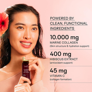 OEM/ODM High Potency Marine Collagen <b>Protein</b> Vitamin C Skin Brightening Adult Oral Liquid Drink Gluten-Free Beauty Support - Product Image 3
