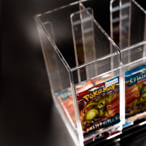 Étagère en acrylique transparente, résistante aux UV, personnalisable et écologique, à 6 emplacements, pour paquets TCG, vente en gros - Product Image 5