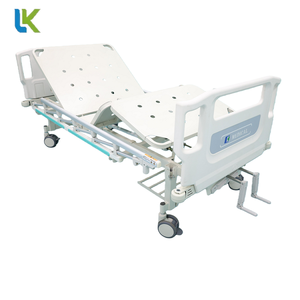 Produsen Peralatan Medis Menyediakan Tempat Tidur Rumah Sakit Manual Model LK-B6 Merek LK 2 Fungsi Bekas Kapasitas 250kg Garansi 2 Tahun - Product Image 1