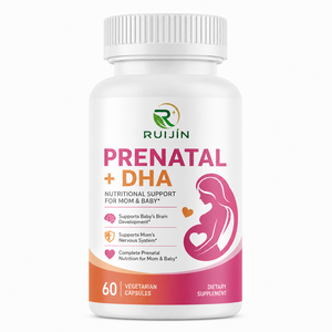 Capsule DHA Prenatali OEM con Etichetta Privata, Integratore per Nutrizione Mamma-Bambino, Supporto per Gravidanza e Allattamento, Acido Folico, Vitamina D3 per Donne - Product Image 1