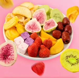 Qiao mei wei 500gram 6 kinds of mix dried fruits fruit vegetable snack trending products 2024 new arrival dried fruits