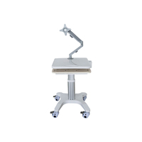 Nouveau chariot médical pour scanner dentaire, colonne de levage en aluminium aéronautique, hauteur réglable de 64 à 84 cm, support pneumatique multi-axes, vente chaude