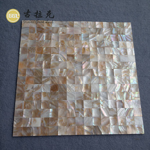 Carrelage de mosaïque en coquille d'ambre naturel de forme carrée avec lustre pour mur intérieur dosseret meubles cuisine salle de bain douche décor - Product Image 6