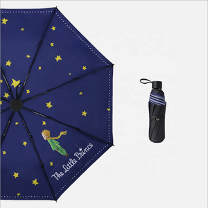 Ô Dù Oem Giá Xuất Xưởng Hoàng Tử Nhỏ Gấp Ba Lần 21Inch * 8K Ô Dù In Tùy Chỉnh - Product Image 5