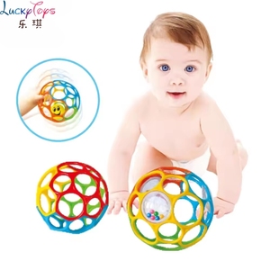 <strong>Oball</strong> Classic Ball Easy Grasp Toy Kids Grasp Ball Children Grasping Baby Hand Shake <strong>Oball</strong> Hand Bells Fine Motor Skill - Product Image 2