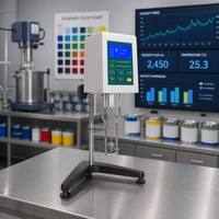 Viscosimètre numérique rotatif NDJ8S, testeur de viscosité, viscosimètre pour peinture à l'huile, appareil de mesure de la viscosité, laboratoire