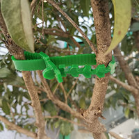 Sangles de fixation réglables en plastique pour arbres, vente en gros d'usine, pour jardin, agriculture, serre et fleurs, attache-câbles