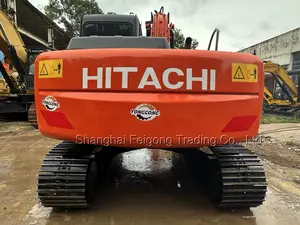 Hitachi zx120 orijinal kullanılmış ekskavatör küçük hidrolik paletli kazıcı 20ton makinesi