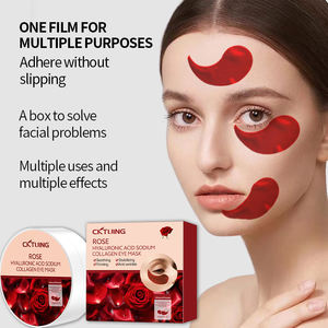 Mascarilla de Ojos de Colágeno de Rosa Calmante Personalizada, Ácido Hialurónico, Vitamina C, Anti-Ojeras, Hidratante, Parche de Hidrogel para Arrugas - Product Image 5