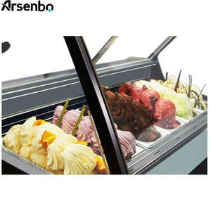 Thương Mại Sang Trọng Bảng <span class=keywords><strong>Top</strong></span> Gelato Tủ Đông Mini Ice Cream Hiển Thị Tủ Đông - Product Image 5