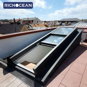 Ventanas Modernas Impermeables de Aluminio para Sótano RICHOCEAN, Ventana de Techo Eléctrica con Aislamiento Térmico para Balcón - Product Image 6