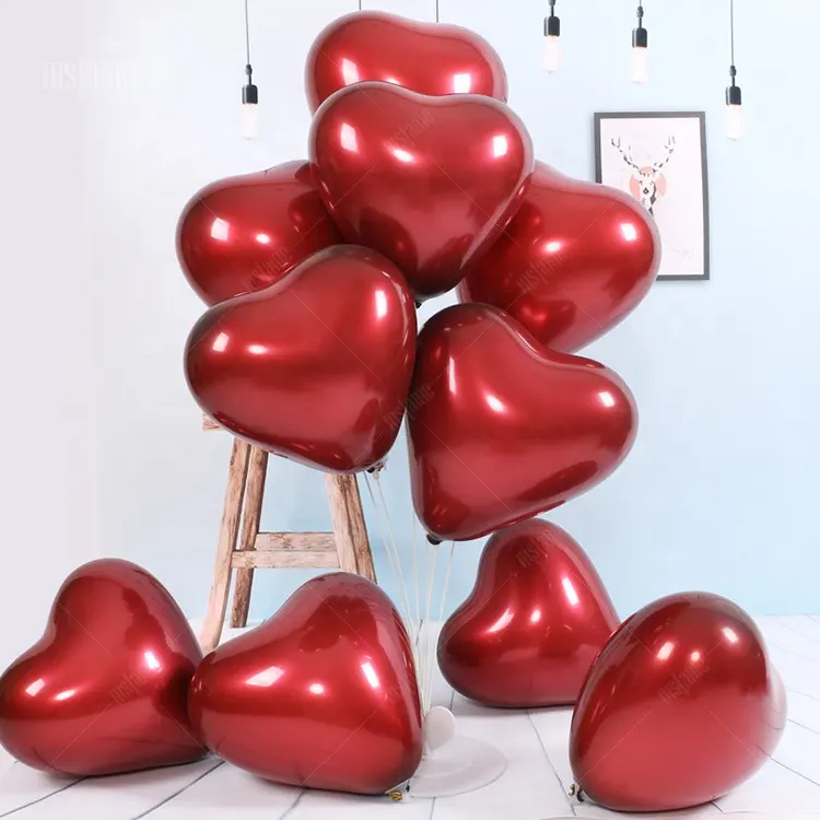 Msfame, Свадебные украшения и товары, фольгированные воздушные шары в форме сердца от производителя, оптовая продажа воздушных шаров