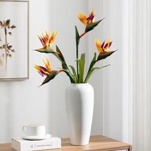Fleur artificielle de paradis artificiel Meng Jie en caoutchouc souple PU, 30cm-100cm, pour décoration de maison et de mariage, accessoires floraux - Product Image 2