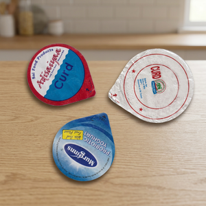Couvercles d'induction imprimés de qualité alimentaire pour gobelets et contenants en plastique – Couvercles d'étanchéité par induction en aluminium de qualité supérieure pour plastique - Product Image 2