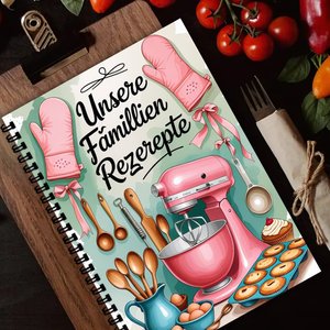 Rehe A5 xoắn ốc ràng buộc nấu ăn kế hoạch với bìa tùy chỉnh trang bên trong cho công thức nấu ăn cá nhân & nhật ký thực phẩm-Quà Tặng - Product Image 3