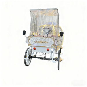 Luxury White Horse Carriage Comfortable European Wedding Pumpkin Horse Carriage Romantic Classic Wedding Horse Carriage - Product Image 1