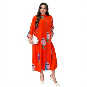 Ropa de Mujer al por Mayor, Elegante, con Estampado Abstracto, de Longitud Media, Cómoda para Uso Diario, Silueta Relajada, Colección Vacaciones - Product Image 1