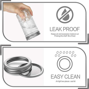 Kim cương-khuôn Mẫu 12-ounce thủy tinh trong suốt <span class=keywords><strong>Mason</strong></span> Jar hình dạng phẳng vít cap mứt Jar khối lượng 8oz 100ml 120ml 250ml 300ml 500ml - Product Image 2