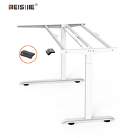 Nouvel arrivage bureau d'ordinateur électrique, hauteur réglable, double moteur, élévateur, bureau de jeu intelligent