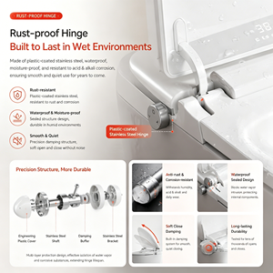 Inodoro Inteligente Moderno con Bidé, Sin Contacto, Sanitario, con Agua Fría y Caliente, SPA, Descarga Automática, para Baño - Product Image 6