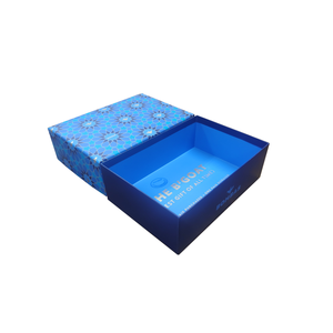 Luxury Premium Custom Print Logo Two Piece Lid And Base Rigid Paper Cardboard Packaging Shoes Clothing Apparel Set Box