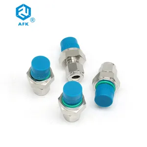 AFK-LOK Conector macho de aço inoxidável 304/316 para vedação 1/8-3/8 roscada com encaixe de anel de vedação