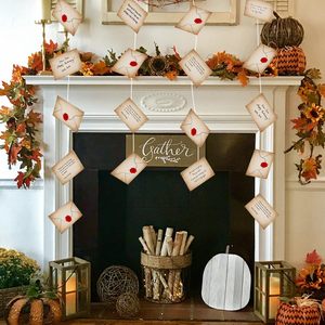 Bannières de lettres d'acceptation de <span class=keywords><strong>sorciers</strong></span> flottants pour Halloween, décoration d'automne, fournitures de décoration pour fêtes à thème mariage et anniversaire - Product Image 3