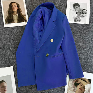 معطف نسائي كاجوال قصير بتصميم كوري عصري لإطلالة المشاهير، موضة ربيع وخريف 2025 بألوان الحلوى الزاهية - Product Image 4