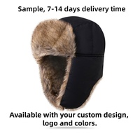 Gorro Unisex de Invierno con Orejeras Tejidas, Estilo Ruso Cosaco, para Aviadores, Pilotos, Fiestas