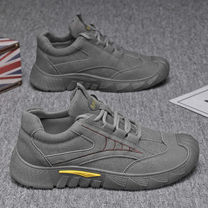 รองเท้าปีนเขาสำหรับผู้ชาย MB600 ขายตรงจากโรงงาน รองเท้าทำงานนิรภัย พื้นรองเท้าด้านกลางทำจากผ้าใบและตาข่าย กันลื่น ทนทานต่อการสึกหรอ พื้นรองเท้าด้านนอกทำจากยาง - Product Image 6