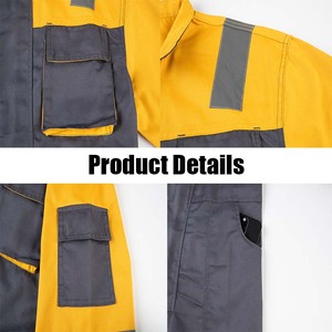 20% katoen industriële hoge zichtbaarheid reflecterende veiligheidsoverall werkkleding overall - Product Image 3