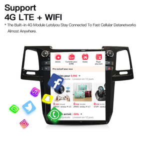 หน้าจอแอนดรอยด์ 13 ขนาด 12.1 นิ้ว แบบ Carplay สไตล์เทสลา สำหรับรถยนต์โตโยต้า ฟอร์จูนเนอร์ ไฮลักซ์ รีโว่ ปี 2004-2015 เครื่องเล่นมัลติมีเดีย GPS NAVI วิทยุติดรถยนต์ - Product Image 6