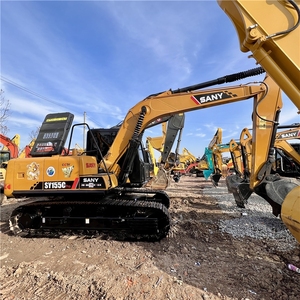 Mejor Precio China Sany SY155C Pro Excavadoras Hidráulicas de Orugas Usadas 15 Toneladas SY155 155C Excavadoras de Cucharón de Segunda Mano - Product Image 2
