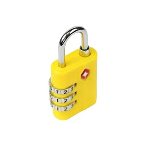 <span class=keywords><strong>Cadenas</strong></span> de voyage ergonomique <span class=keywords><strong>à</strong></span> cadran incurvé avec 3 chiffres, <span class=keywords><strong>code</strong></span> douanier TSA007 et trou pour clé maîtresse - Product Image 3