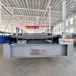 Máquina OEM ODM de la marca HAUAN para fabricar paneles de cubierta metálica completamente automática, máquina perfiladora de rollos de acero para pisos, con motor PLC y bomba. - Product Image 4