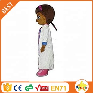 Disfraz de Mascota Profesional para Adultos de Funtoys, Disfraz de Enfermera <span class=keywords><strong>Doc</strong></span> Girl Dottie Mcstuffins para Comerciales - Product Image 3