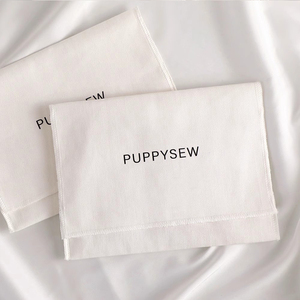 Sac cadeau en coton avec logo personnalisé, sac à poussière en toile de coton 100% biodégradable, pochette en coton écologique - Product Image 4