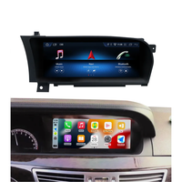 Snapdragon668s pemutar Multimedia, Kepala Unit Stereo Radio Navi, 8 + 10.25g 128 inci untuk Mercedes Benz S Class W221 2006-2013 layar sentuh