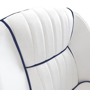 Siège de capitaine marin de luxe à dossier haut, personnalisé, imperméable et confortable pour yacht - Product Image 4