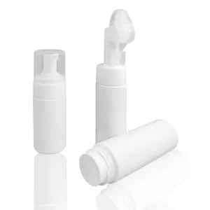 50ml 100ml 150ml 180ml 250ml 42 43/410 Cosmetic Matt White Foam Pump Square Bottle wholesale foam bottle suppliers