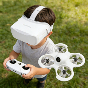 Outdoor beginner Freestyle FPV Racing Drone wiht Brushed Motor <b>Camera</b> Transmitter Goggles and RC fixed-wing Portable Quadcopter - Product Image 1