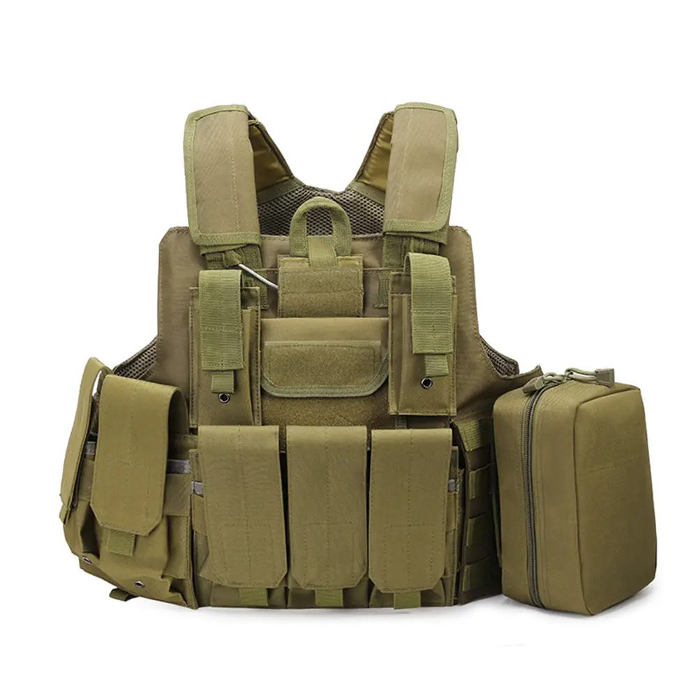 Outdoor Tactics MOLLE Extended Vest Live Action CS training Stab-proof vest Detachable field wear resistant survival equipment