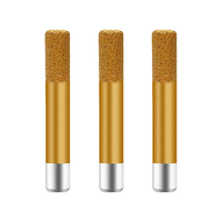 Fraise à diamant brasée pour routeur CNC, outil de gravure pour pierre, granit, marbre, grès