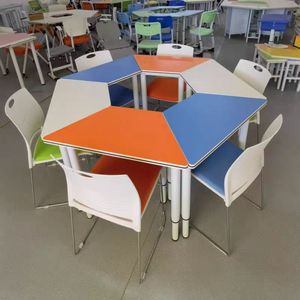 Mesa Plegable Abatible para Conferencias, Sala de Capacitación, Mesa Plegable y Encajable para Reuniones, Sala de Espera - Product Image 2