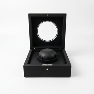 Estuche Cuadrado Negro para Reloj con Interior de Cuero Sintético y Cierre a Presión, a Prueba de Polvo, para Relojes de Lujo - Product Image 6