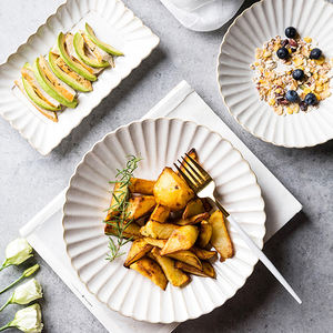 Juego de vajilla moderna de lujo, nuevo diseño, platos de cena de 8 pulgadas, suministros de hotel, juego de cena para restaurantes, vajilla - Product Image 2