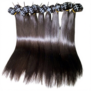 Paquetes de Cabello Humano Liso Natural al por Mayor Directo de Fábrica, Cabello Vietnamita Crudo con Cutícula Alineada, Estándar SDD DD SG - Product Image 1