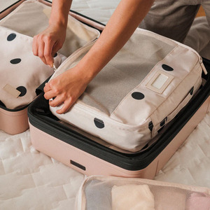 Qetesh Ensemble de cubes d'emballage avec logo personnalisé 5 pièces Sac de <span class=keywords><strong>voyage</strong></span> Nouveau design Sac de rangement de grande capacité pour le <span class=keywords><strong>voyage</strong></span> - Product Image 6
