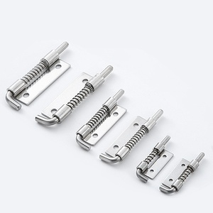 Charnière à ressort en acier inoxydable, loquet de type F, bouchon de placard - Product Image 3