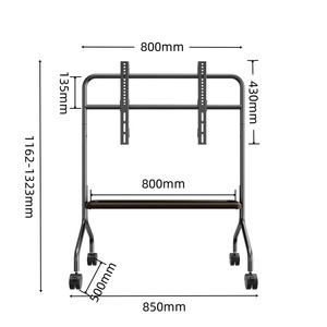 Recentemente universale <span class=keywords><strong>TV</strong></span> supporto da pavimento <span class=keywords><strong>con</strong></span> scaffale di stoccaggio di rotolamento Mobile carrello <span class=keywords><strong>TV</strong></span> <span class=keywords><strong>con</strong></span> ruote per 32 a 65 pollici LCD LED Screen <span class=keywords><strong>TV</strong></span> - Product Image 3